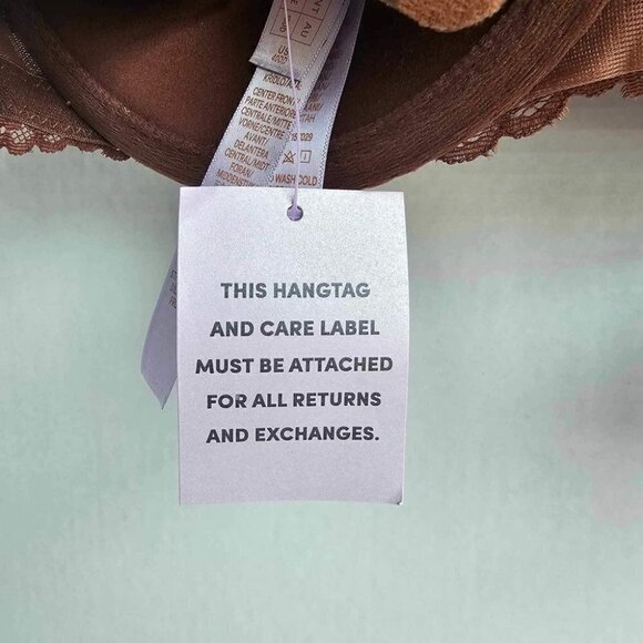 Savage X Fenty, Women's Curvy Microfiber & Lace Balconette-Brown. Size:40DD. NWT - Picture 9 of 16